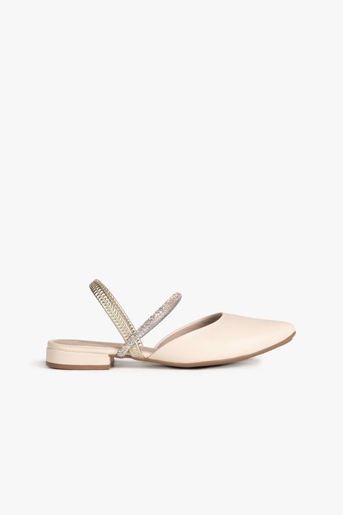 Sapato Feminino slingback Salto Baixo Mississipi Leonor