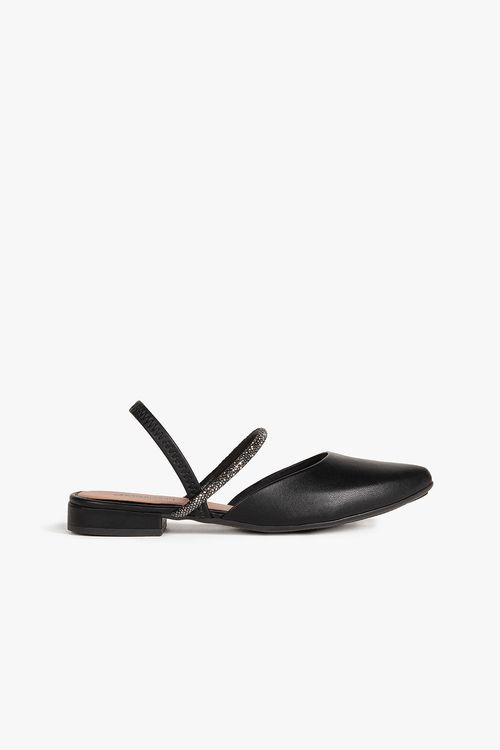 Sapato Feminino slingback Salto Baixo Mississipi Leonor