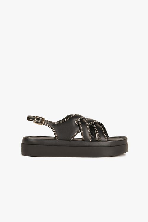 Sandália Feminina Flatform Mundial Raiane