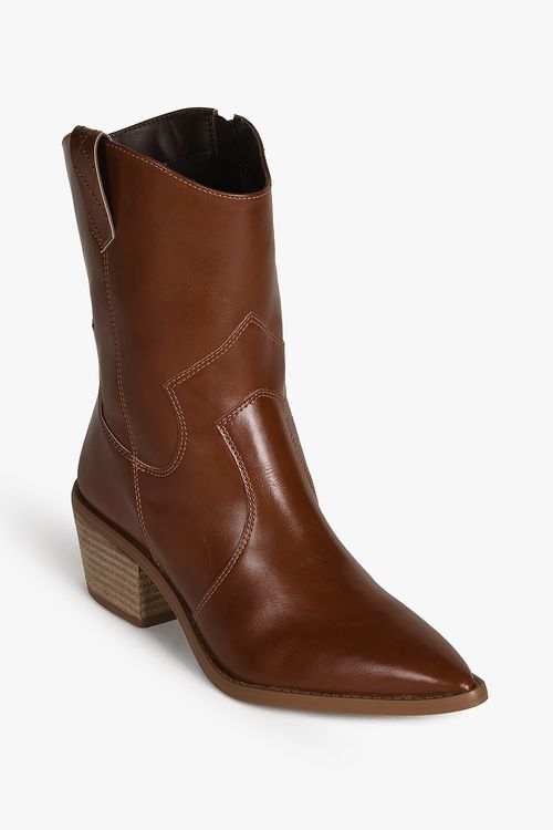 Bota Texana Feminina Cano Curto Mundial Janet