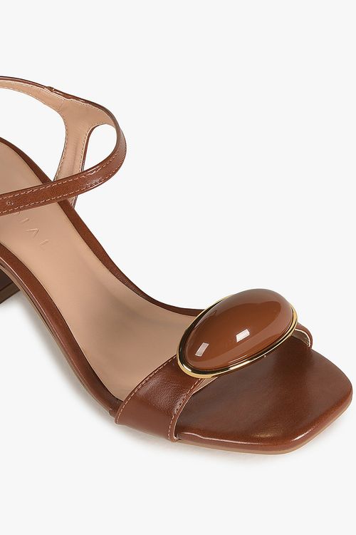 Sandália Feminina Salto Médio Mundial Caliope