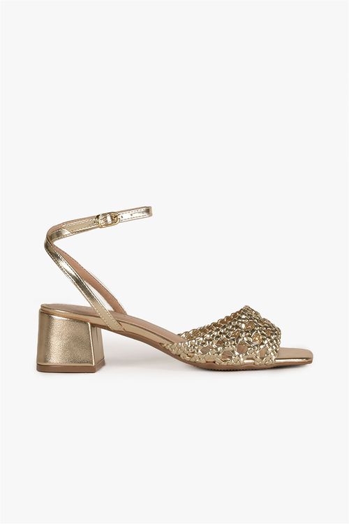 Sandália Feminina Salto Médio Mundial Raphael