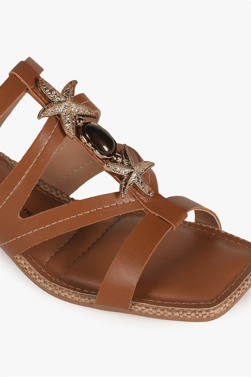 Sandália Feminina Salto Médio Dakota Mirelle