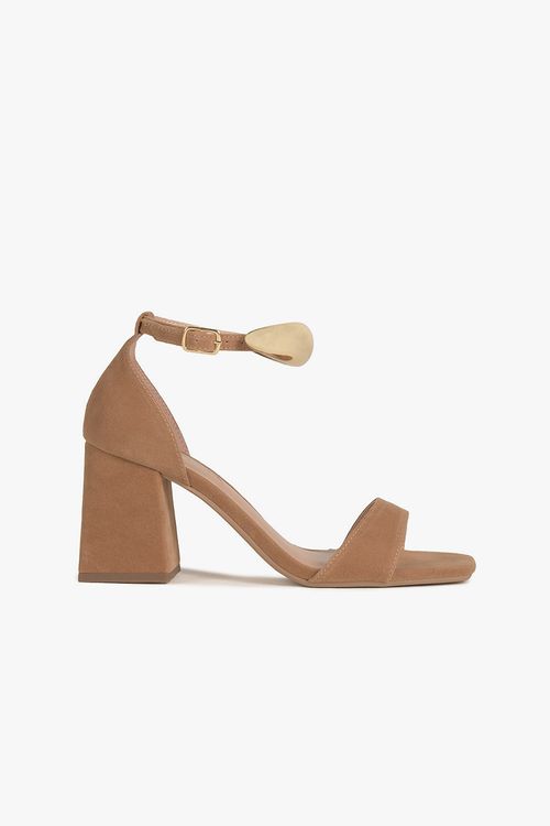 Sandália Feminina Salto Médio Mundial Kallista