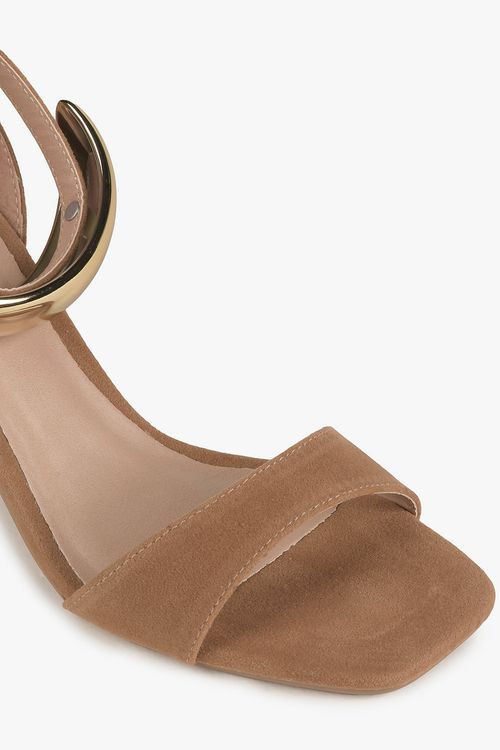 Sandália Feminina Salto Médio Mundial Kallista